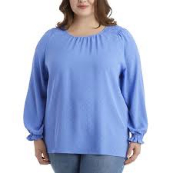 Jessica Simpson Light Blue Blouse Size XL - Picture 4 of 12